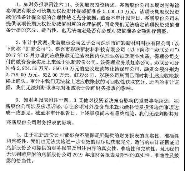 兆新股份年报或存严重虚假陈述 股民：呼呼监管重拳打击