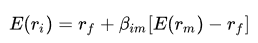 资本资产定价模型计算公式