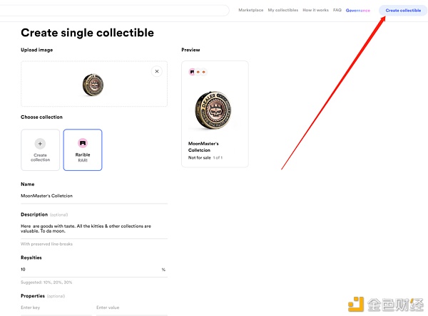 首发 | 如何制作和销售自己的NFT？Rarible使用指南