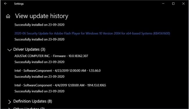 微软向Windows 10 2004用户推送了本该避免的不合适驱动