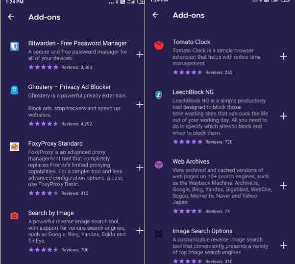 Firefox for Android将很快迎来更多扩展插件