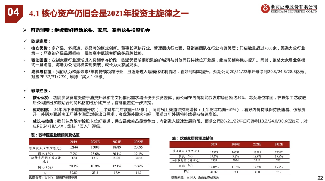 看好21年可选消费投资机会 看好21年可选消费投资机会