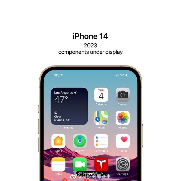 iPhone 14遐想设计图