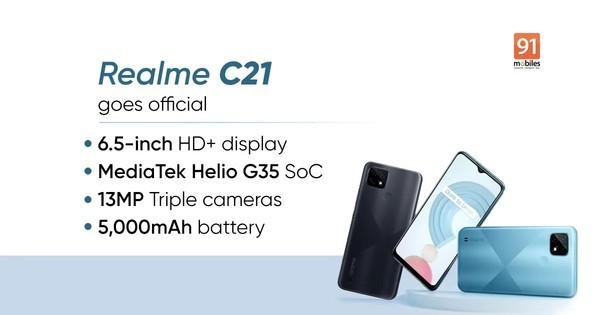 realme C21宣传海报