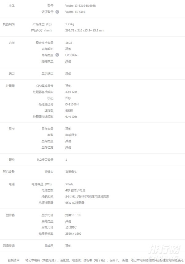 戴尔成就5310配置_戴尔成就5310配置怎么样 戴尔成就5310配置_戴尔成就5310配置怎么样