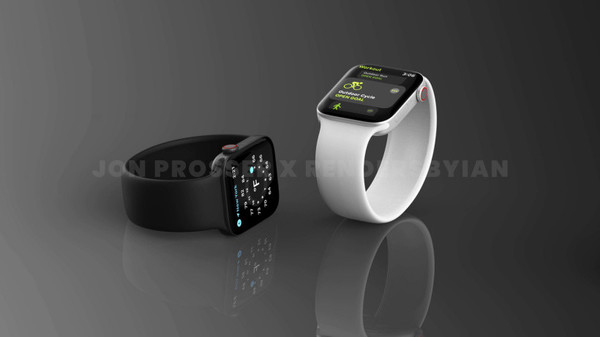Apple Watch Series 7渲染图