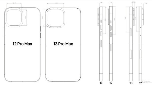 iPhone 13系列更厚