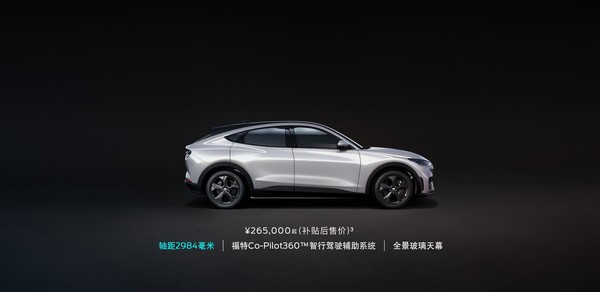福特Mustang Mach-E标准续航后驱版