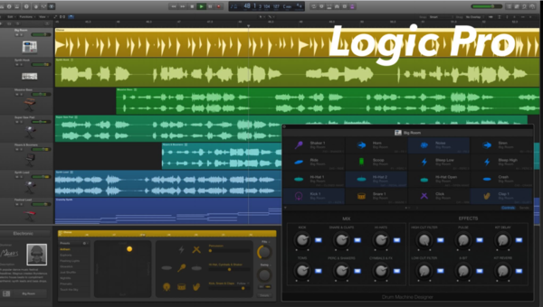 Logic Pro的UI几乎与库乐队一致