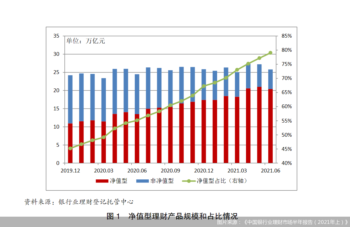图片来源：《中国银行业理财市场半年报告（2021年上）》