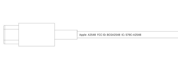 型号为A2548的MagSafe充电器