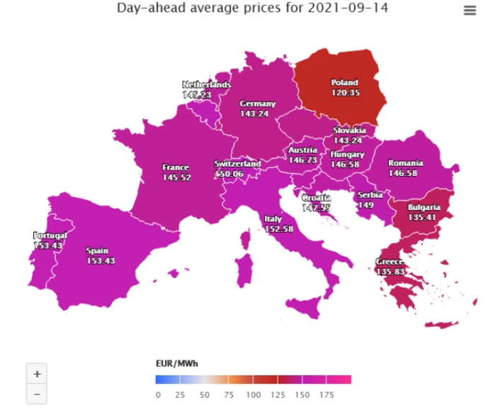 “欧洲正处于全面的能源危机之中”！？天然气、电力价格“涨疯了”……