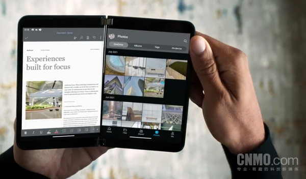 mini笔记本？微软推出Surface Duo2双屏手机 支持90Hz