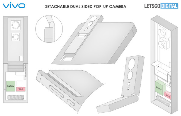 vivo弹出式摄像头手机新专利