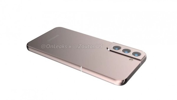 三星Galaxy S22渲染图：背部三摄与其他版本差别较大