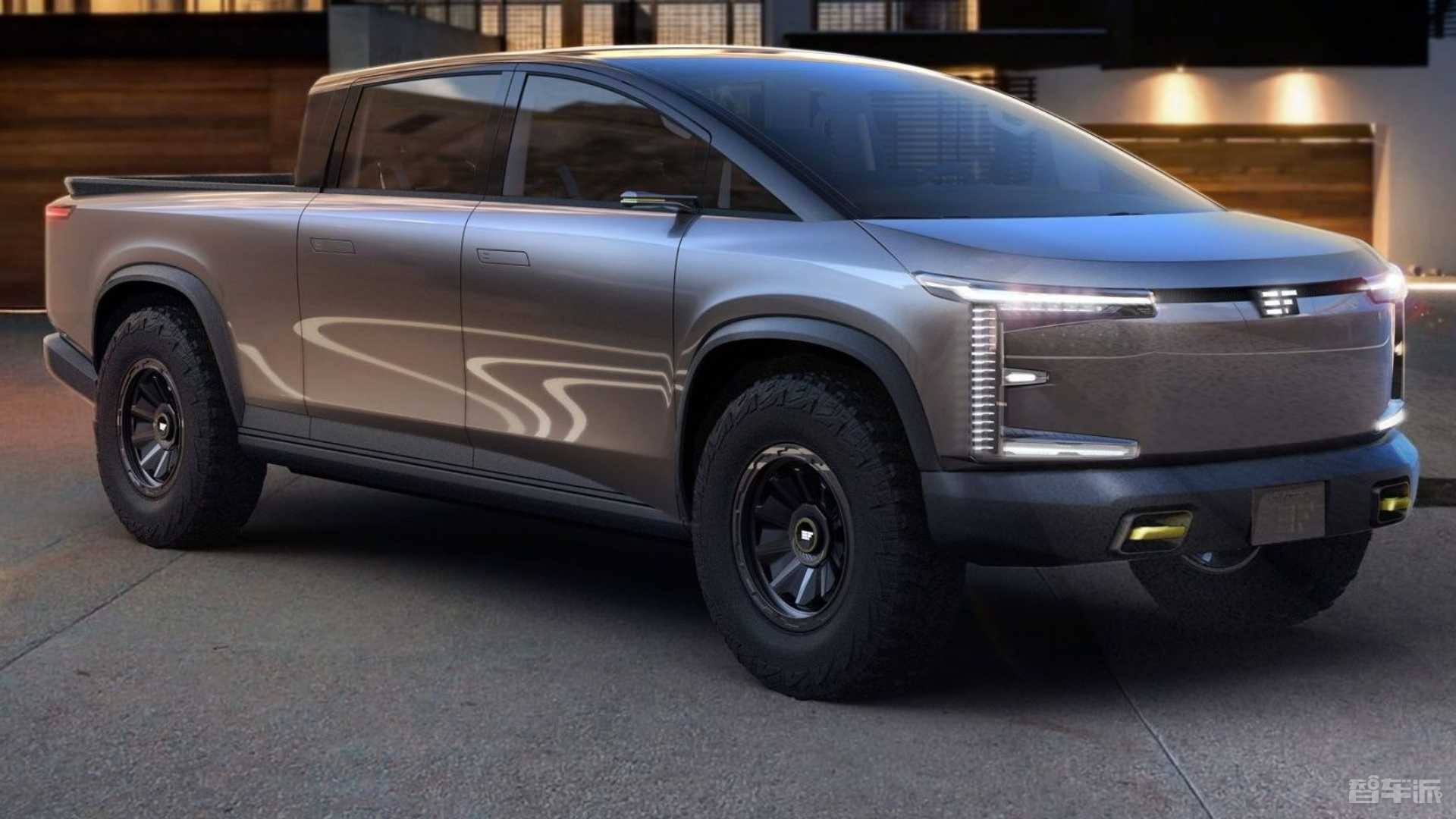 特斯拉Cybertruck对手？EF1-T电动皮卡曝光 或近期预定