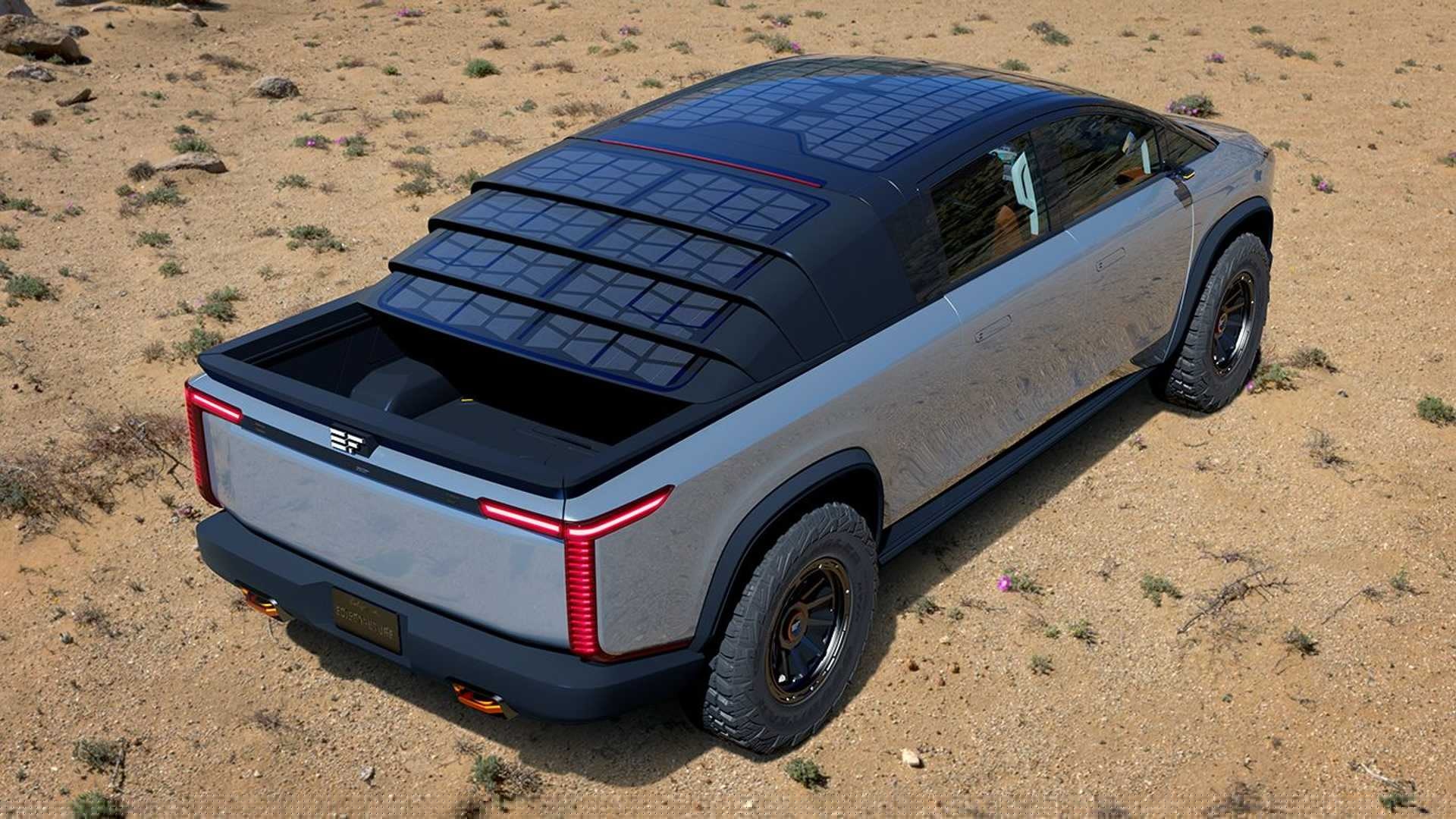 特斯拉Cybertruck对手？EF1-T电动皮卡曝光 或近期预定
