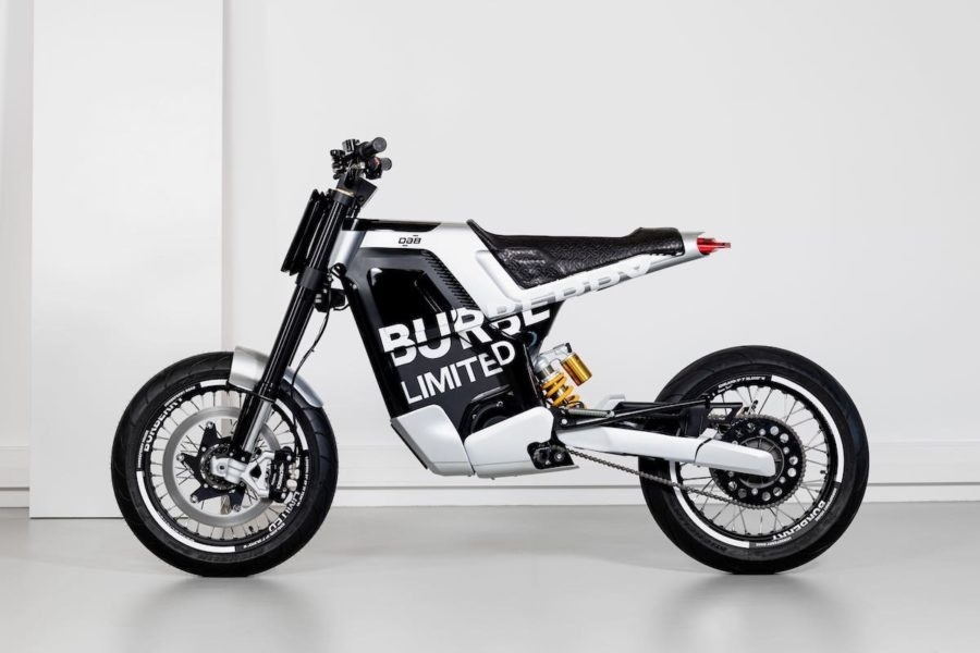Burberry携手DAB推出街头奢侈品摩托车 约售21.61万