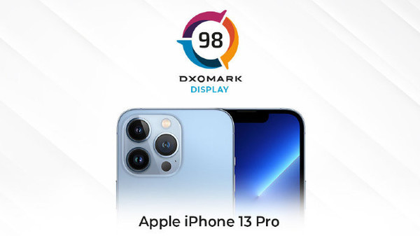 iPhone 13 Pro DXOMARK屏幕得分公布