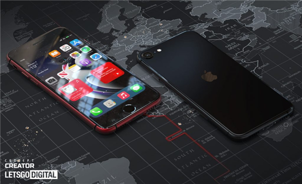 iPhone SE 3渲染图