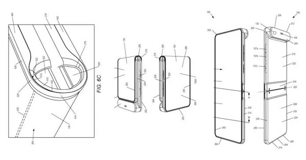 摩托罗拉折叠屏手机新专利