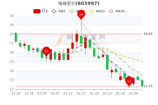 2月11日继峰股份超大单净流出41.41万,收盘报12.33元 2月11日继峰股份超大单净流出41.41万,收盘报12.33元