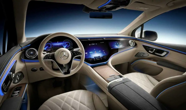 2023款奔驰EQS SUV内饰公布 将于4月19日全球首发