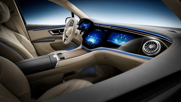 2023款奔驰EQS SUV内饰公布 将于4月19日全球首发