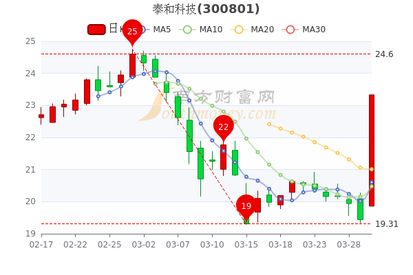 3月30日泰和科技报23.33元,大单净流入378.73万 3月30日泰和科技报23.33元,大单净流入378.73万