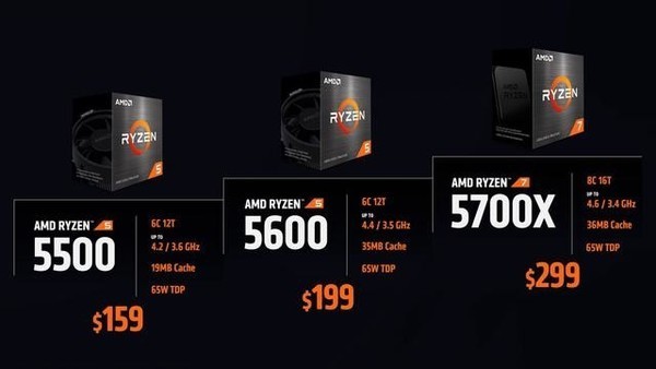 AMD新处理器（图片来源自网络）