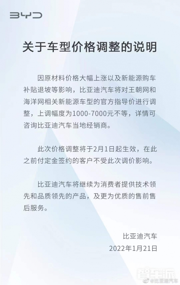 这是一份特殊的购车指南：近期各车企涨价信息超全汇总