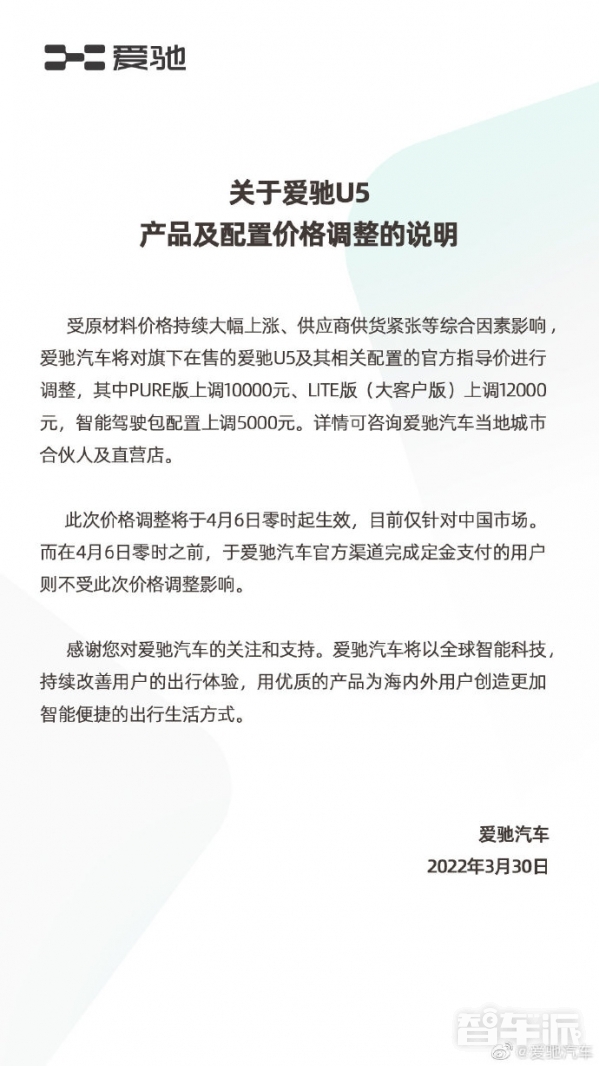 这是一份特殊的购车指南：近期各车企涨价信息超全汇总