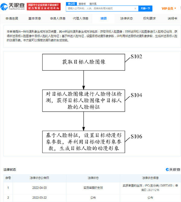 动漫形象生成方法及装置专利示意