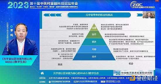 
      李鸣：元宇宙以区块链为核心的Web3.0数字生态